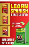 Learn Spanish: The Ultimate 4 in 1 Collection! a Fast and Easy Guide for Beginners to Learn Conversational Spanish, Short Stories for Beginners to Learn Spanish, Short Stories for Travelers to Learn Spanish Fast & Easy