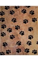 Paw Print Notebook