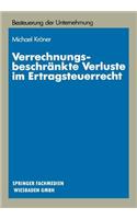 Verrechnungsbeschränkte Verluste Im Ertragsteuerrecht