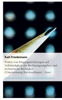 Prüfen von Eingangsrechnungen auf Vollständigkeit der Rechnungsangaben und rechnerische Richtigkeit (Unterweisung Bürokaufmann / -frau)
