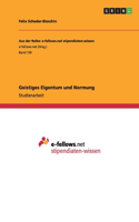 Geistiges Eigentum und Normung: (German)