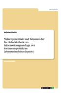Nutzenpotentiale und Grenzen der Portfolio-Methode als Informationsgrundlage der Sortimentspolitik im Lebensmitteleinzelhandel: (German)