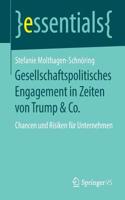 Gesellschaftspolitisches Engagement in Zeiten Von Trump & Co.
