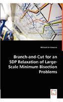 Branch-and-Cut for an SDP Relaxation of Large-Scale Minimum Bisection Problems