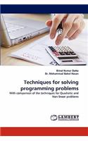 Techniques for Solving Programming Problems