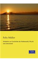 Zeittafeln zur Geschichte der Mathematik, Physik und Astronomie