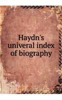 Haydn's univeral index of biography