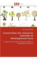 Conservation des ressources naturelles et développement local: (Omn.Univ.Europ.)