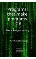 Metaprogramming. Programs That Make Programs