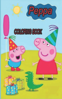 peppa coloring book: Peppa Pig Wonderful Adults Coloring Books True Gifts For Family With Easy Coloring Pages Peppa Pig In High-Quality To Unleash ... Coloring Pages, It