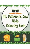 St Patrick's Day Kids Coloring Book