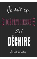 Je Suis une Diététicienne qui Déchire Carnet de notes