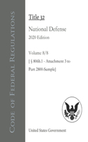 Code of Federal Regulations Title 32 National Defense 2020 Edition Volume 8/8 [§806b.1 - Attachment 3 to Part 2800-Sample]
