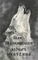 Bloc 50 coloriages animaux mystères