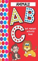 Dot Markers Activity Book ABC Animals