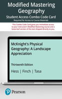 Modified Mastering Geography with Pearson Etext -- Combo Access Card -- For McKnight's Physical Geography: A Landscape Appreciation - 18 Months