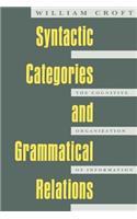 Syntactic Categories and Grammatical Relations