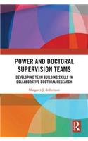 Power and Doctoral Supervision Teams