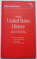 Guided Reading Workbook: Early Colonial Period Through Reconstruction