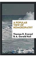 Popular View of Homoeopathy