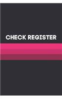 Check Register