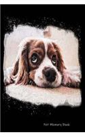 Pet Memory Book: Remembrance Book - Life With My Dog - A Joint Adventure Diary