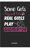 Badminton Girls Notebook