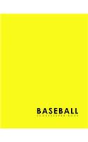 Baseball Scorekeeper Book
