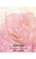 2019-2020 Academic Planner Weekly and Monthly Pink Roses