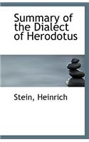 Summary of the Dialect of Herodotus