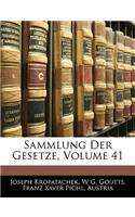 Sammlung Der Gesetze, Einundvierzigster Band