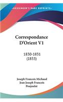 Correspondance D'Orient V1
