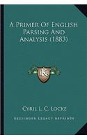 Primer Of English Parsing And Analysis (1883)