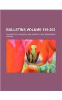 Bulletins Volume 189-202: (English)