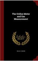 Orifice Meter and Gas Measurement