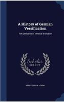 History of German Versification