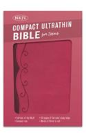 Compact Ultrathin Bible for Teens-NKJV: New King James Version, Fuchsia Leathertouch Ultrathin Bible for Teens