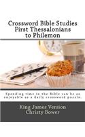 Crossword Bible Studies - First Thessalonians to Philemon: King James Version