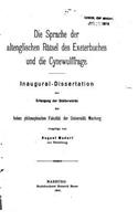 Die sprache der altenglischen rätsel des Exeterbuches und die Cynewulffrage: (German)