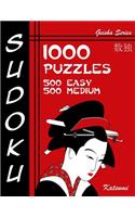 Sudoku 1,000 Puzzles, 500 Easy & 500 Medium