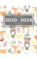 Five Year Planner 2020 - 2024 Monthly Planner