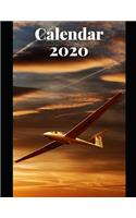 Airplane Pilot Calendar 2020: Calendar Weekly Planer 2020 Logbook Diary Gift Todo Memory Book Budget Planner Hobby - Men, Woman, Girls & Boys - 8.5" x 11" - 21.59 x 27.94 cm - 57(1 Calendars 2020)