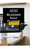 Blogger 2020 Daily Planner