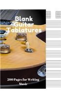 Blank Guitar Tablatures