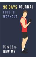 90 Days Journal Food & Workout