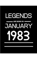 LEGENDS are born in January 1983
