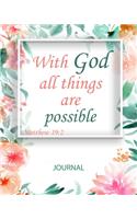 With God All Things Are Possible
