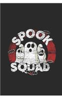 Spook Squad: Dotted Bullet Grid Notebook / Journal (6 X 9 -120 Pages) - Halloween Gift Idea