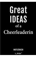 Notizbuch für Cheerleader / Cheerleaderin: Originelle Geschenk-Idee [120 Seiten liniertes blanko Papier]