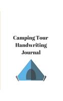 Camping Tour Handwriting Journal